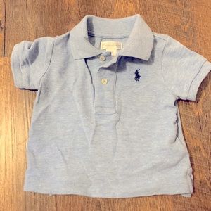 Ralph Lauren Polo 9m Ash Blue Short Sleeve